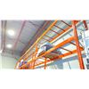 Image 2 : 4 BAYS OF ORANGE 16' COMMERCIAL PALLET RACKING SYSTEM INCLUDING: 5 16' X 43"D ORANGE HEAVY DUTY