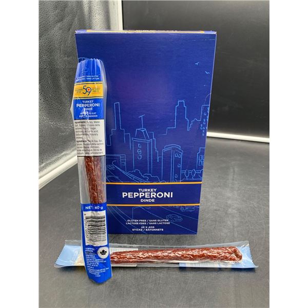 59th Street Turkey Pepperoni Sticks (25 x 40g)