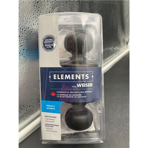 Weiser Elements Privacy Door Knob