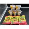Image 1 : Lot of Assorted Candy- Sour Patch Kids, Watermelon flavour and Gummy Sour Worms (130g x 5)