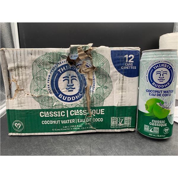 Thirsty Buddha Coconut Water Classic (12 x 490ml)