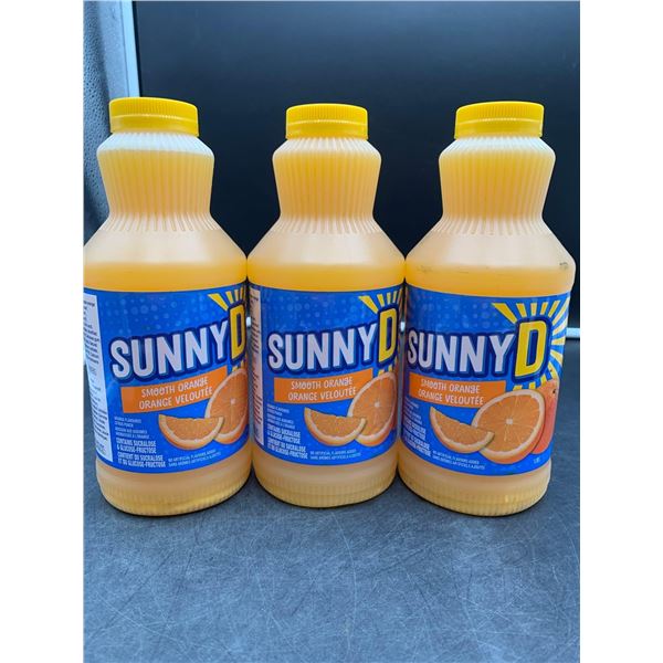 Sunny D Smooth Orange Fruit Punch Beverage (3 x 1.18L)