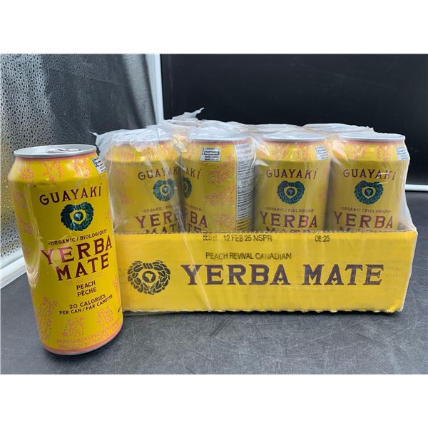 Guayaki Yerba Mate Peach Flavour (12 x 458ml)