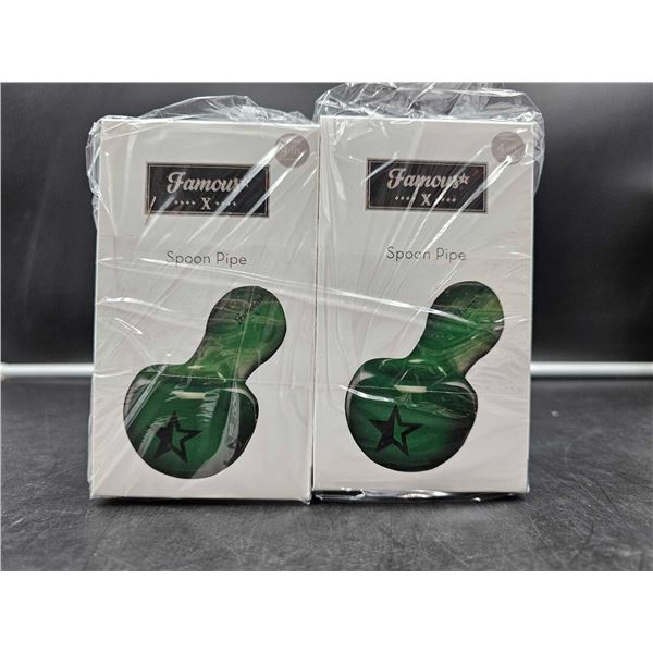 Famous X 4in Glass Pipes (2ct)