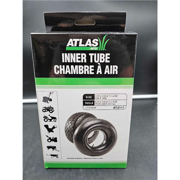 Atlas Inner Tube for 4in Rim (4.10 x 3.50 x 11 x .4,00)