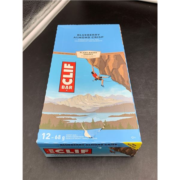 Clif Bar Blueberry Almond Crisp Energy Bars (12 x 68g)