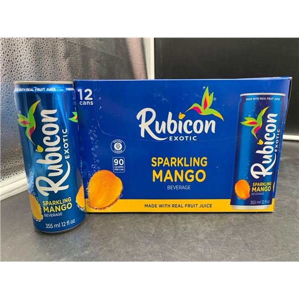 Rubicon Exotic Sparkling Mango Beverage (12 x 355ml)