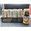 Image 1 : Grizzly Energy Strawberry Kiwi Zero Sugar Caffeinated Energy Drink (12 x 473ml)