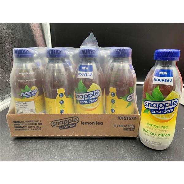 Snapple Zero Sugar Lemon Tea (12 x 473ml)