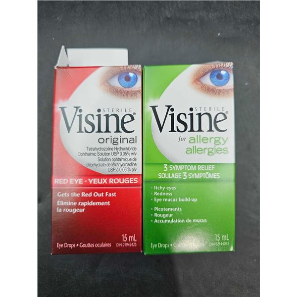 Original Visine and Allergy Formula (2 x 15ml)