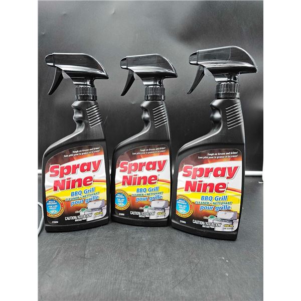 Spray Nine BBQ Grill (3 x 650ml)