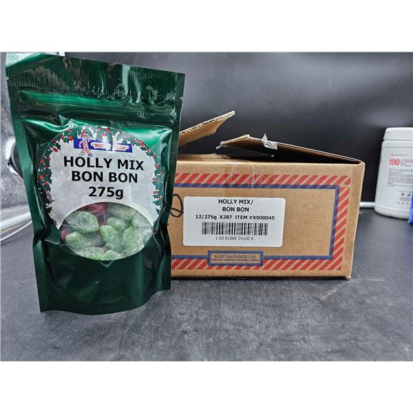 Nutty Club Holly Mix Bon Bon Candy (12 x 275g)