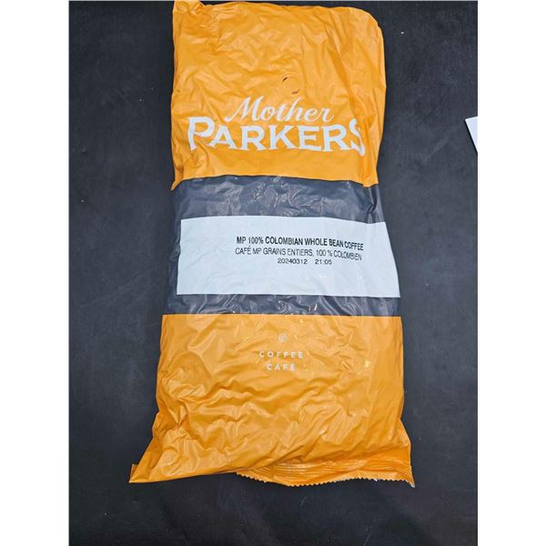 Mother Parkers Colombian Whole Bean Coffee (2lbs)