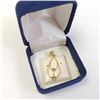 Image 3 : 14K Yellow Gold 0.54G Pendant, Suggested Retail Value $300