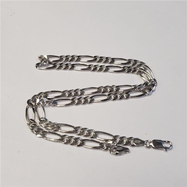Silver 22.3G 20" Necklace, Suggested Retail Value $250