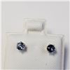 Image 3 : Silver Sapphire(0.4ct) Earrings, Made in Canada, Suggested Retail Value $120