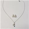 Image 2 : Silver 3 Pendant 1 Chain Set, Suggested Retail Value $100