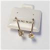 Image 1 : Silver Citrine(0.5ct) Earrings, Made in Canada, Suggested Retail Value $120