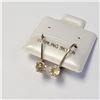 Image 2 : Silver Citrine(0.5ct) Earrings, Made in Canada, Suggested Retail Value $120