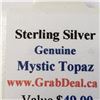 Image 4 : Silver Mystic Topaz Pendant, Made in Canada, Suggested Retail Value $120