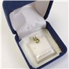 Image 3 : Silver Peridot (0.58ct) Pendant, Made in Canada, Suggested Retail Value $100