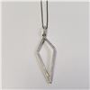 Image 1 : Silver Cz 18" Necklace, Suggested Retail Value $80