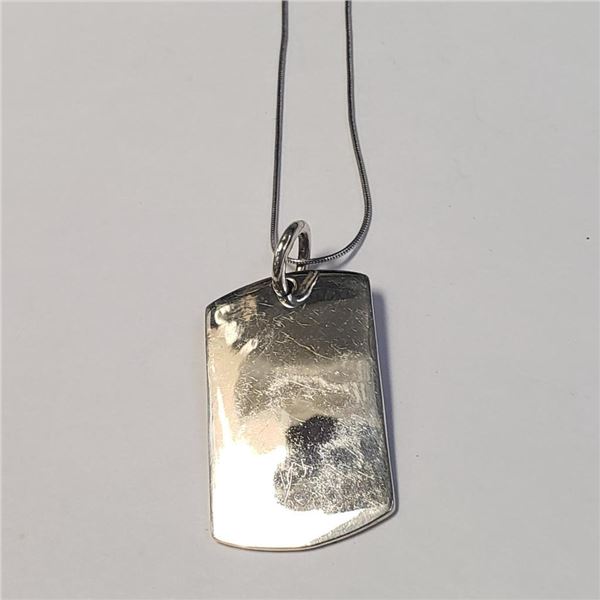 Silver Engavable 18" App 10G Necklace, Suggested Retail Value $120