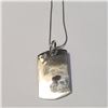 Image 1 : Silver Engavable 18" App 10G Necklace, Suggested Retail Value $120