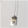Image 2 : Silver Engavable 18" App 10G Necklace, Suggested Retail Value $120