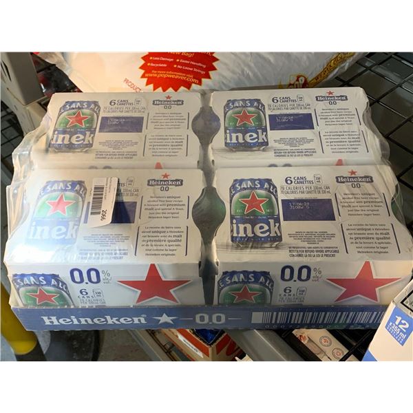 CASE LOT - Heineken 0.0 Alcohol Free Beer 24 x 330ml