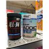 Image 1 : Madness All-in Full Dose Pre-Workout Supplement-Blue Sharkberry (504g) and Pump Addict Ultimate Pump