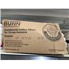 Image 1 : Bunn Commercial Coffee Filters for 12-cup Brewers (1000ct)