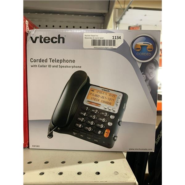 VTech Corded Telephone With ID and Speakerphone CD1281