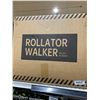 Image 3 : ELENKER All-Terrain Rollator Walker with Non-Pneumatic Tire 10” Front Rubber Wheels, Compac