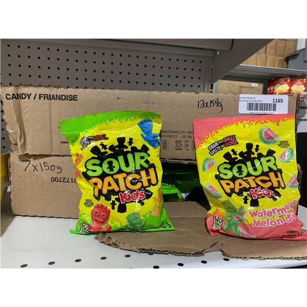 Sour Patch Kids 7x150g And Sour Patch Kids Watermelon 12x154g