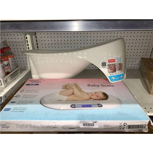 Baby Supplies - Smart Weight BS200 Digital Scale AND Fisher Price Simple Support Tub