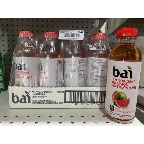 Bai Kula Watermelon Flavored Water Beverage 12 x 530ml