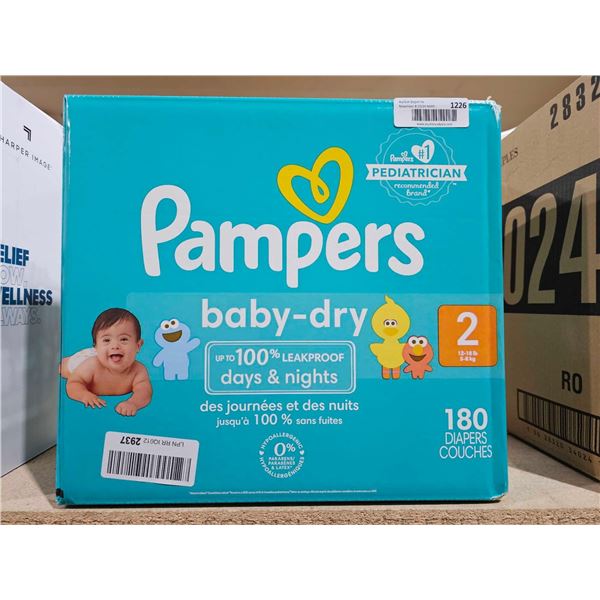 Pampers Baby-Dry Diapers 180 Count