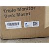 Image 3 : Mount PRO Triple Monitor Desk Mount - Articulating Gas Spring Monitor Arm, Removable VESA Mount Desk