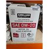 Image 1 : Kirkland Full Synthetic SAE 0W-20 Motor Oil 2x4.73L