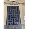 Image 2 : Manor House 3"x10" Black Vent Covers  3 pack