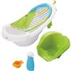 Image 1 : Fisher-Price Baby to Toddler Bath 4-in-1 Sling ‘n Seat Tub with Removable Infant Support an