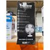 Image 3 : ToolTech Oscillating Pedestal Fan 3-Speed - 16", White