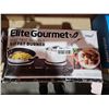Image 2 : Elite Gourmet EDB-302BF Countertop Double Cast Iron Burner, 1500 Watts Electric Hot Plate, Temperatu