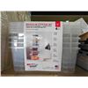 Image 1 : Buckle Up Storage Set - 4 Bin Set with Lids - Note minor damage to side of one container & Lid