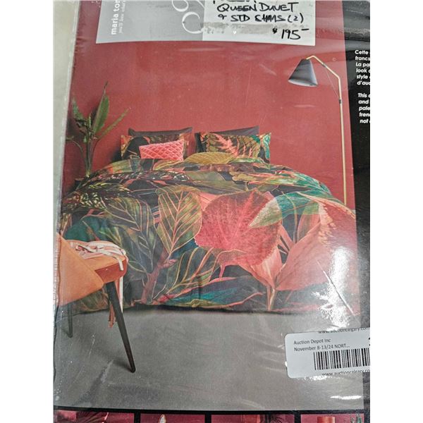 Foresta Queen Size Duvet & Queen Size Pillow Shams