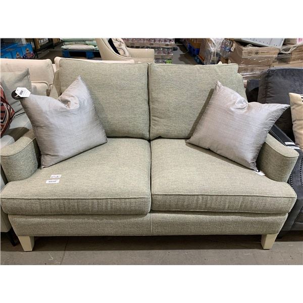 Vogel By Chervin Fabric Loveseat 62" x 38"  With Throw Pillows