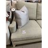 Image 2 : Vogel By Chervin Fabric Loveseat 62" x 38"  With Throw Pillows