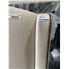 Image 2 : Fabric Upholstered Twin Size Headboard Cream Tweed/Linen