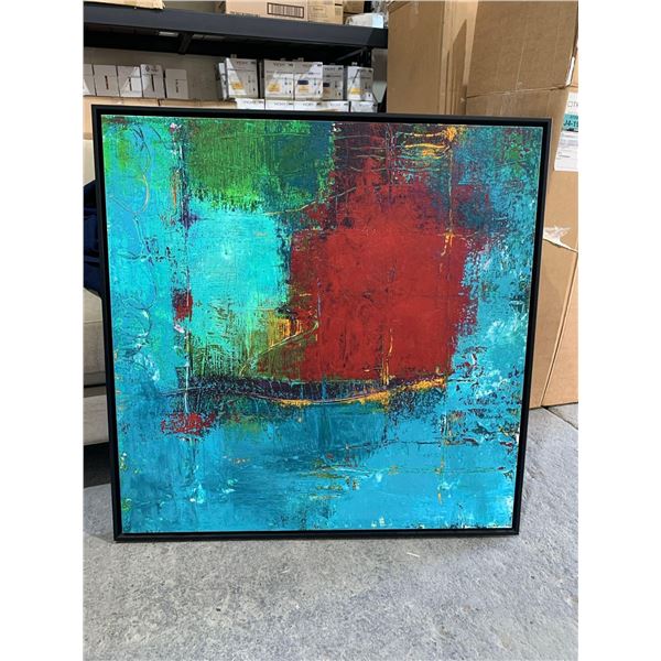 Art Work by Ann Golumbuk Mighty Ocean III 36" x 36"